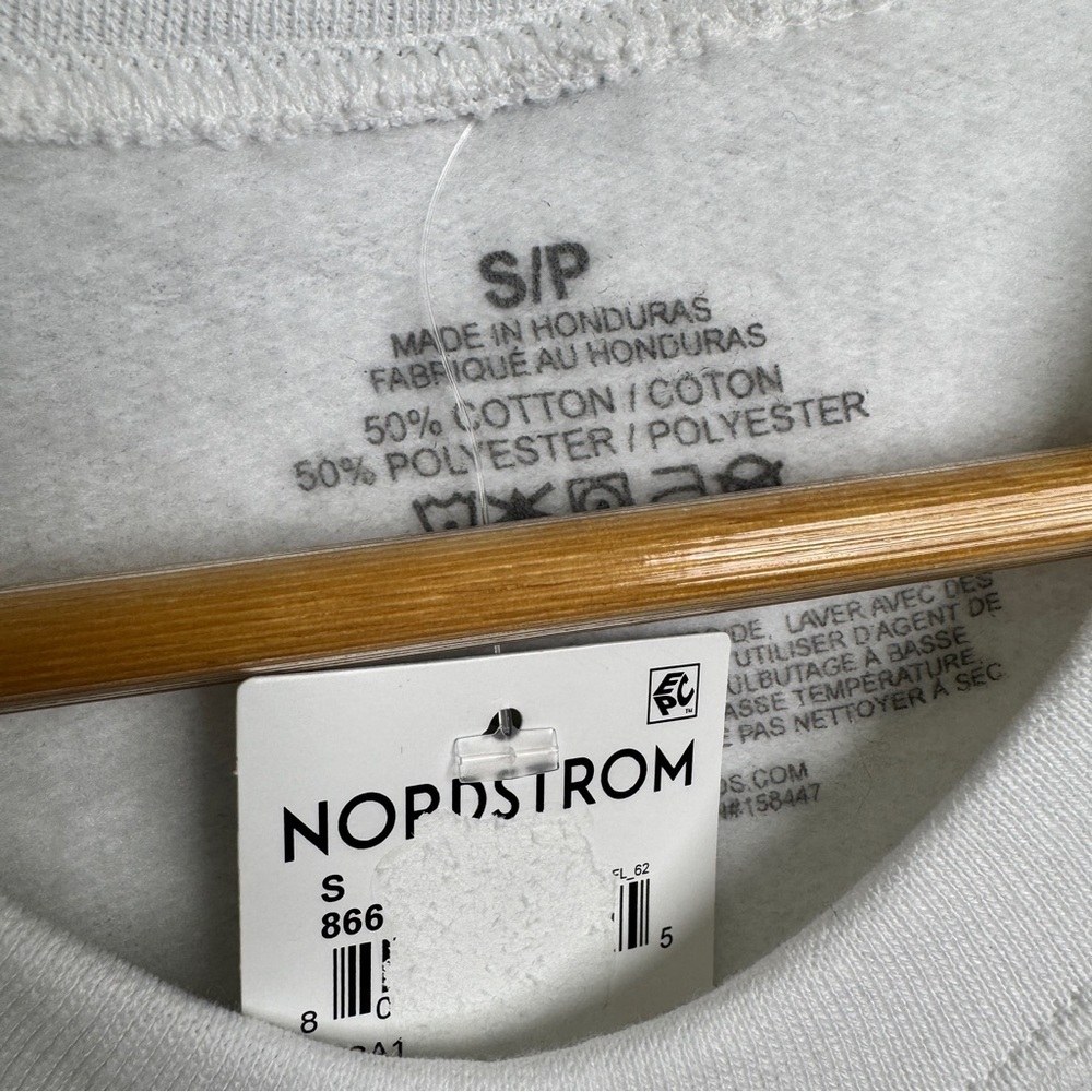 CALIFORNIA Raquet Club Tennis Women's Sz Small White Graphic Crewneck Sweatshirt - Picture 3 of 4